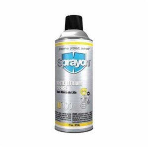 Sprayon® S00100000 LU™100 Medium Pressure Grease, 16 oz Aerosol Can, Liquid Form, White, 20 to 275 deg F